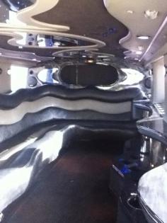 Check out the cool and sleek look of the interior of our limo! 