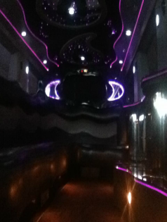 Light up your night with the cool light features within our limos! 